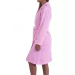 Dames Badjas met ritssluiting van Bamboe, Roze