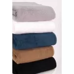 Bamboe Handdoek, Zwart, 140x70 cm, 600 gr m2