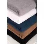Bamboe Handdoek, Zwart, 140x70 cm, 600 gr m2