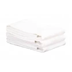 Gastendoek van Bamboe Wit 30x50cm