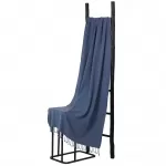Hamamdoek,Stonewashed, Denim, Blauw, 90x175 cm.