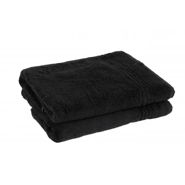 Bamboe Gastendoek, Zwart, 50x30cm Bamboe Gastendoek, Zwart, 50x30cm