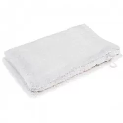 Bamboe Washand, Wit, 21x16cm