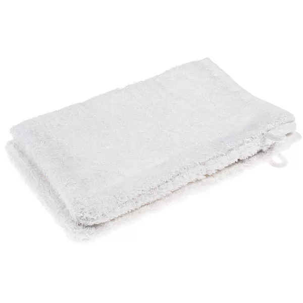 Bamboe Washand, Wit, 21x16cm Bamboe Washand, Wit, 21x16cm
