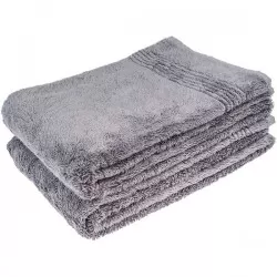 Bamboe Handdoek, Grijs, 50 x100 cm, 600gr m2