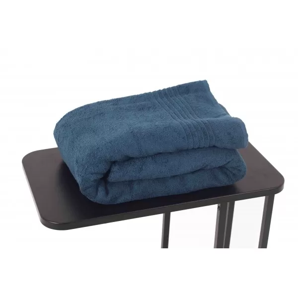 Bamboe Sauna Handdoek, XXL, Petrol Blauw , 90 x 200 cm.